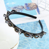 مقبض الشعر للنساء. مقاطع مزدوجة من الحلقات الثابتة.إكسسوارات شعر نسائية أنيقة